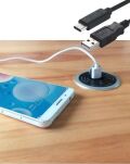 Bezprzewodowa ładowarka do telefonu fi60 z portami USB A + USB C - 3