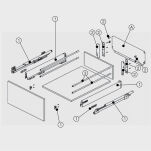 Szuflada Smart Box z hamulcem 500mm 2xreling srebrna - 2
