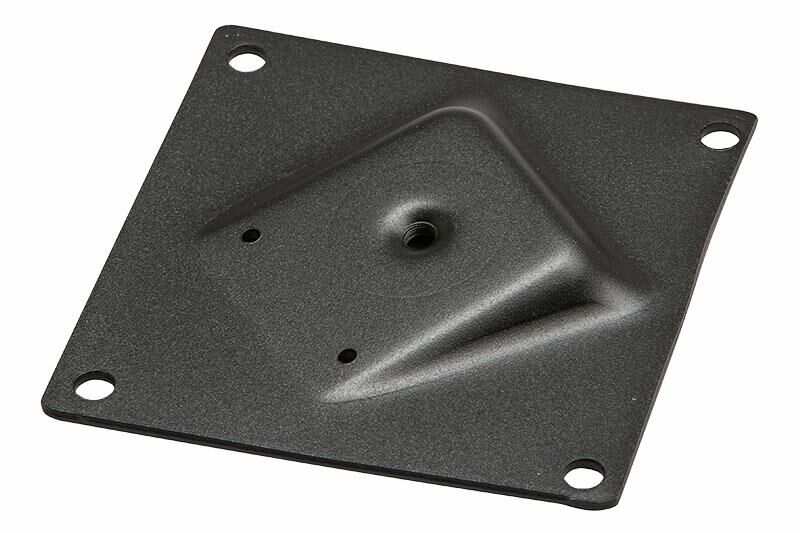 Mocowanie nóg meblowych 130x130mm kątowe 10st M8 czarne