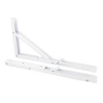 Wspornik półki składany 400mm biały - 6