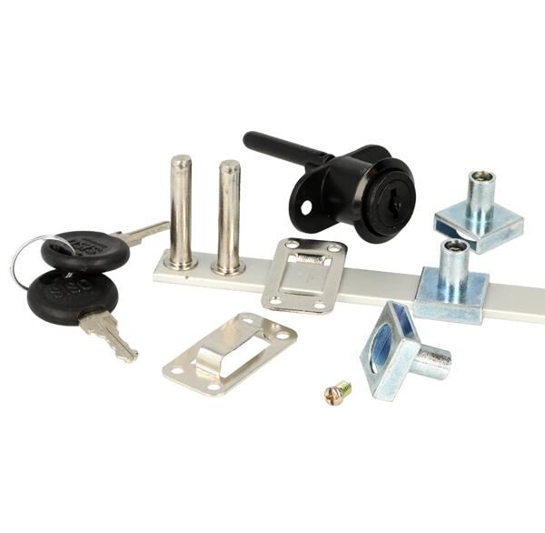Zamek centralny SISO 1018 fi19mm L600mm zaczepy 3x13mm CK czarny