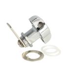 Zamek krzywkowy na kłódkę SISO CAM 300P 90st z gwintem 25mm chrom A04 - 3