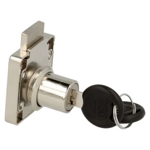 Zamek meblowy kwadratowy SISO X850 fi19x22mm CK