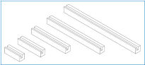 Listwa Szyldu LED biały 120mm aluminium - 2