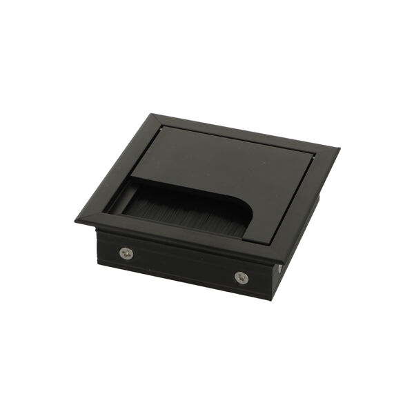 Przepust kablowy RUMBA 80x80x24mm aluminium czarny
