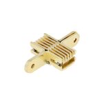 Zawias do blatów składanych stołu VICI 65x13mm 180st z mosiądzu złoty - 3
