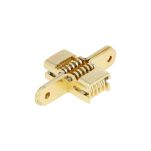 Zawias do blatów składanych stołu VICI 65x13mm 180st z mosiądzu złoty - 4