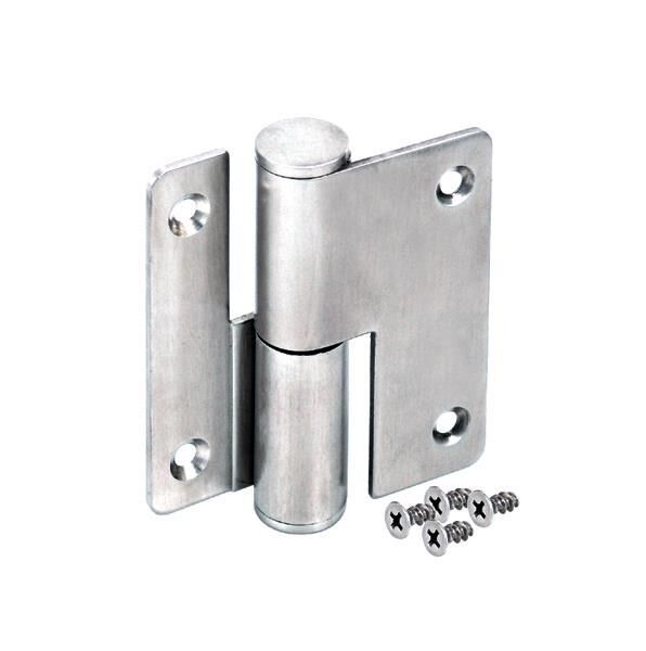 Zawias kabin WC nakładany SS304 lewy/94x70x2,5mm