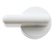 Zamek kabiny toaletowej WC SISO 10-18mm PCV biały - 2