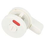 Zamek kabiny toaletowej WC SISO 10-18mm PCV biały - 4