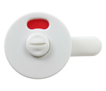 Zamek kabiny toaletowej WC SISO 10-18mm PCV biały