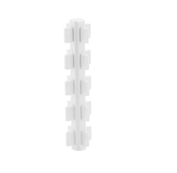 Łącznik przegrody szuflady 4-stronny 90mm, biały