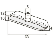 QC podstawa TANDEM UNO do rury 12mm - 3