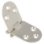 Zawias mosiężny do stołu z blatem rozkładanym 30x72x2mm nikiel szczotkowany - 2