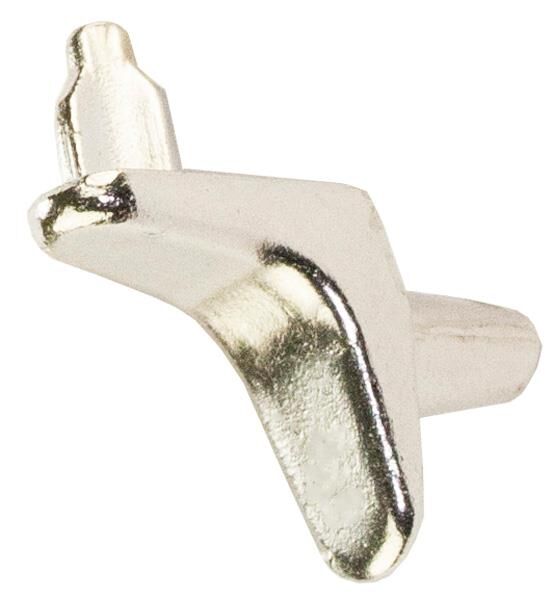 Wspornik półki 2 piny 5x7.5mm znal nikiel