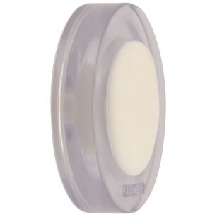 Odbojnik ścienny samoprzylepny WAGNER RING 38x10mm transparentny biała guma