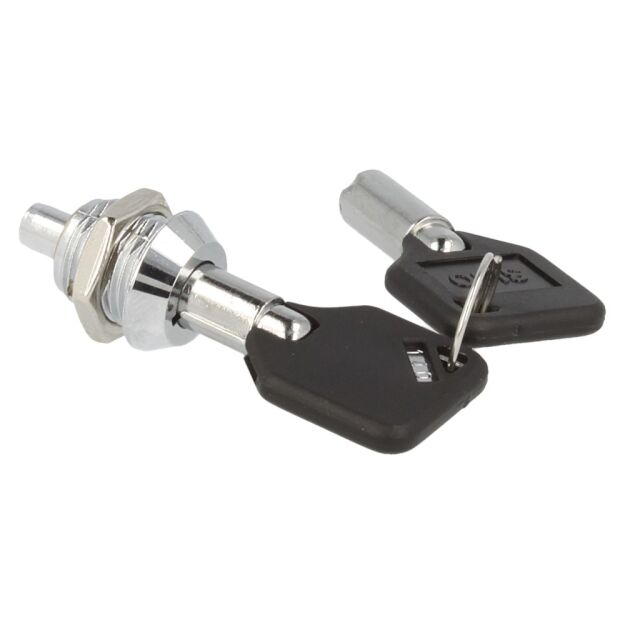 Zamek wciskany SISO MINI fi12x10mm klucz tabularny