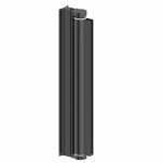 Zawias parawanowy do kabiny prysznicowej 1,9m szkło 6mm czarny - 2