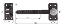 Łącznik meblowy do sofy 141mm mocne tworzywo - 3