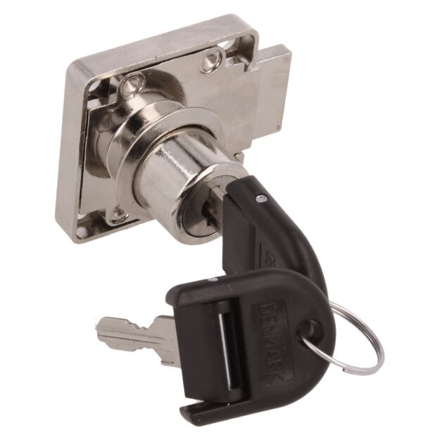 Zamek meblowy kwadratowy SISO X850 fi19x22mm lewy Master J11 HCK