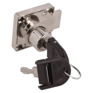 Zamek meblowy kwadratowy SISO X850 fi19x22mm lewy Master J11 HCK