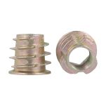 Mufa wkręcana z kołnierzem M8x13mm D813 żółty ocynk - 2