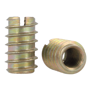 Mufa wkręcana bez kołnierza M8x20mm C żółty ocynk