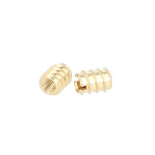 Mufa mosiężna wkręcana bez kołnierza M6x14,5mm C