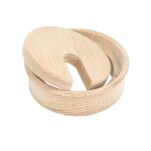 Przepust do kabli drewniany SISO fi80x23mm dąb surowy - 2