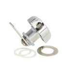 Zamek krzywkowy na kłódkę SISO CAM 300P 90st z gwintem 20mm chrom A04 - 3