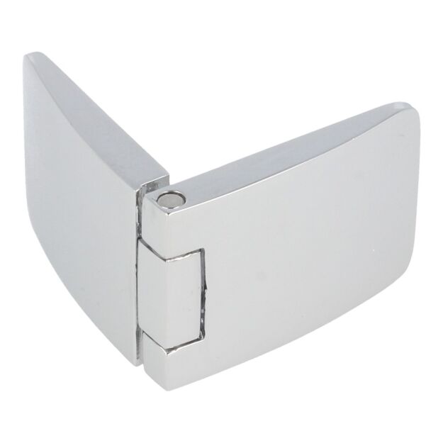 Zawias do drzwi szklanych na UV 4-6,75mm SQUARE U-SEE chrom