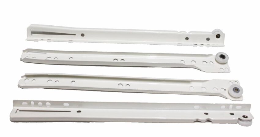Prowadnica rolkowa 6001 300mm biała/Cena za pare