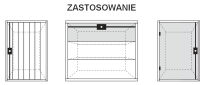 Zamek baskwilowy rozporowy SISO 7080 fi19mm jeden numer klucza H35 CK - 3
