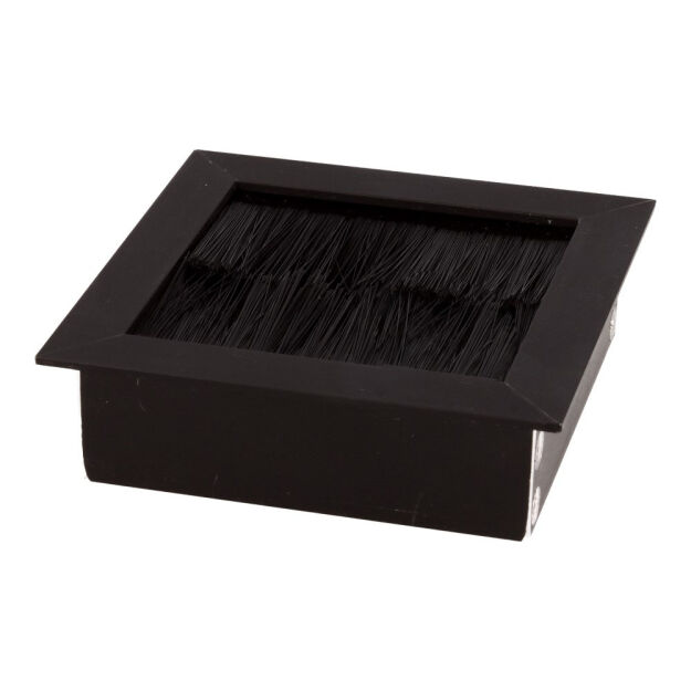 Przepust kablowy NS 69x69x20mm aluminium czarny