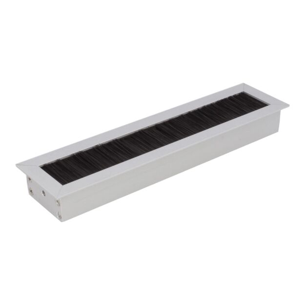 Przepust kablowy NS 45x180x20mm aluminium anoda z czarną szczotką