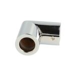 Łącznik rur kabiny prysznicowej pod kątem 90 stopni fi19mm mosiężny chrom - 3