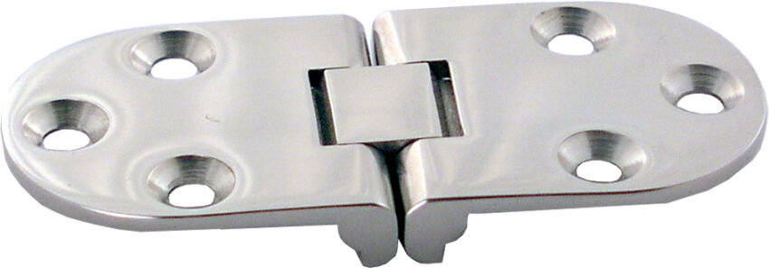 Zawias do stołu z blatem rozkładanym 30x72x2mm stal nierdzewna SS316 połysk