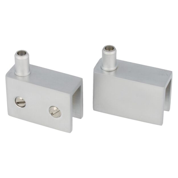 Zawias osiowy do szkła SISO BRASS 4-8mm mosiężny aluminium PARA