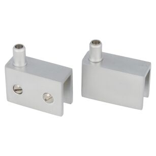 Zawias osiowy do szkła SISO BRASS 4-8mm mosiężny aluminium PARA