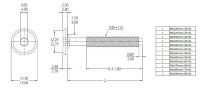 Śruba M6x25mm czarna - 5
