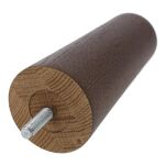 Noga meblowa dębowa SVALA stożkowa 130mm brąz mat - 2