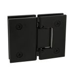 Zawias do kabiny prysznicowej TEX III 180 szkło-szkło 6-10mm czarny - 3