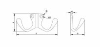 Wieszak meblowy JAW czarny mat - 3