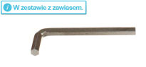 Kabina Zawias LODZ 180 szkło/szkło chrom - 8