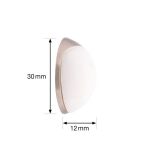 Odbojnik ścienny samoprzylepny WAGNER SOG 30x12mm biała guma - 4