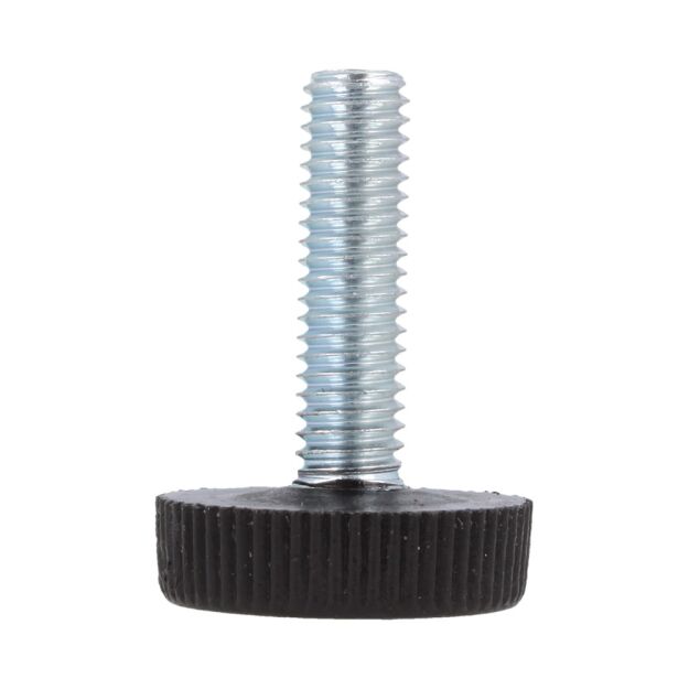 Stopka meblowa ALPHA M6x22mm fi20 czarna