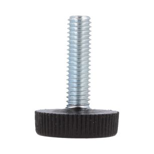 Stopka meblowa ALPHA M6x22mm fi20 czarna
