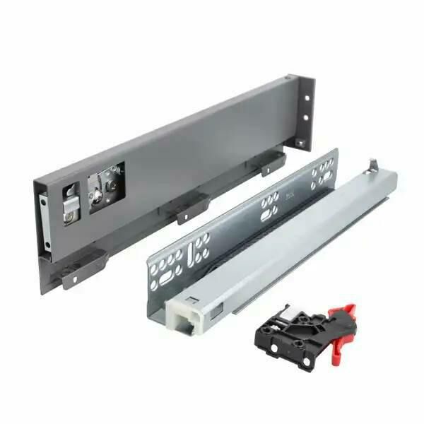 System szuflad SISO H89x14mm L450mm z funkcją cichego samodomyku