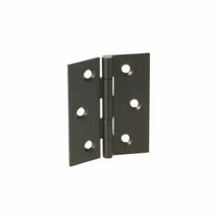 Zawias pasowy 50x40x1,4mm z mosiądzu czarny mat