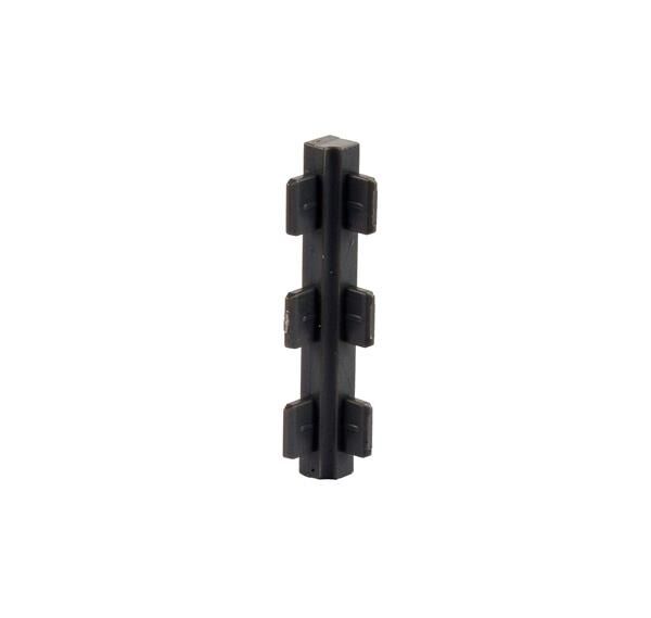 Łącznik przegrody szuflady 2-stronny 60mm, szary